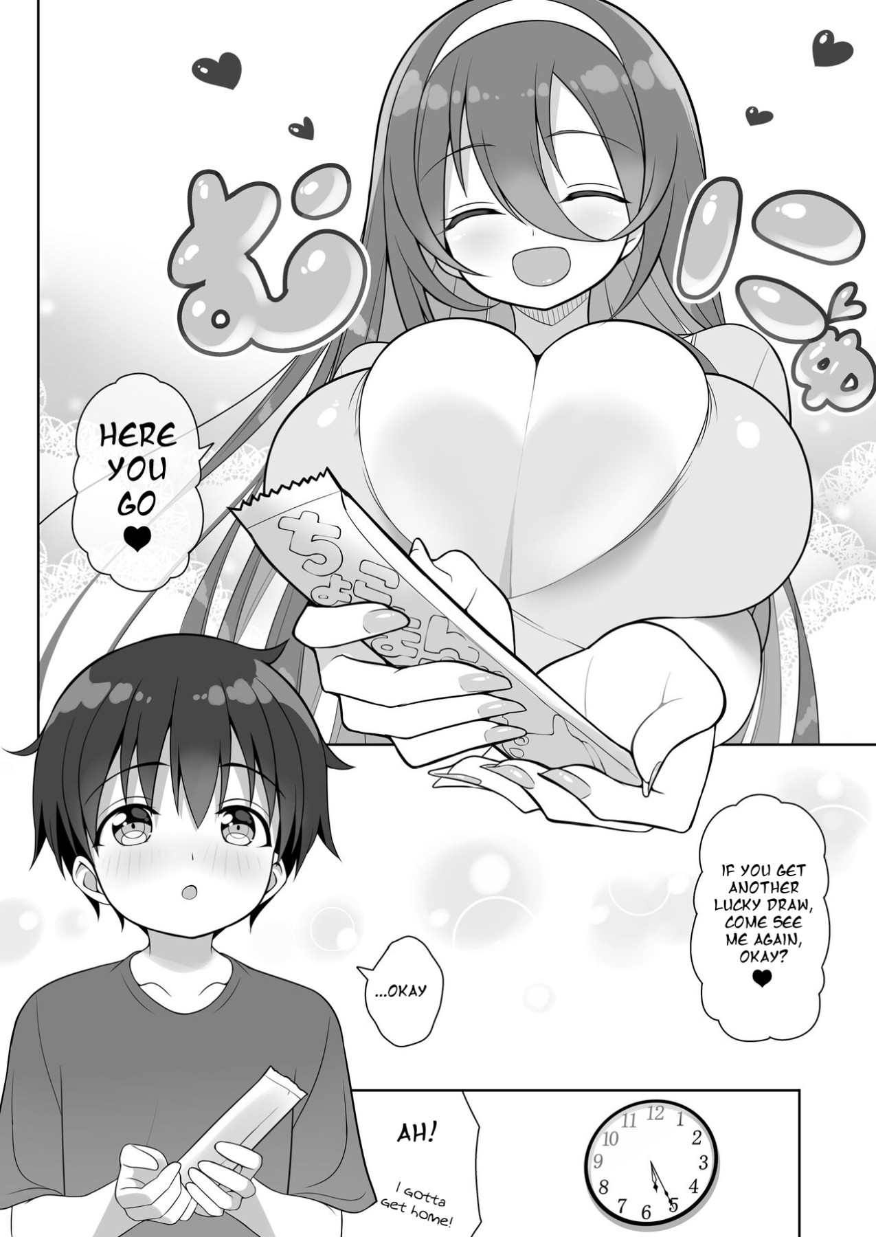 Hentai Manga Comic-Getting Squeezed Down There By Big Breasted Onee-san's!?-Read-8